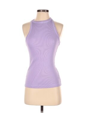 Stateside Ribbed Lilac High-Neck Tank - Women